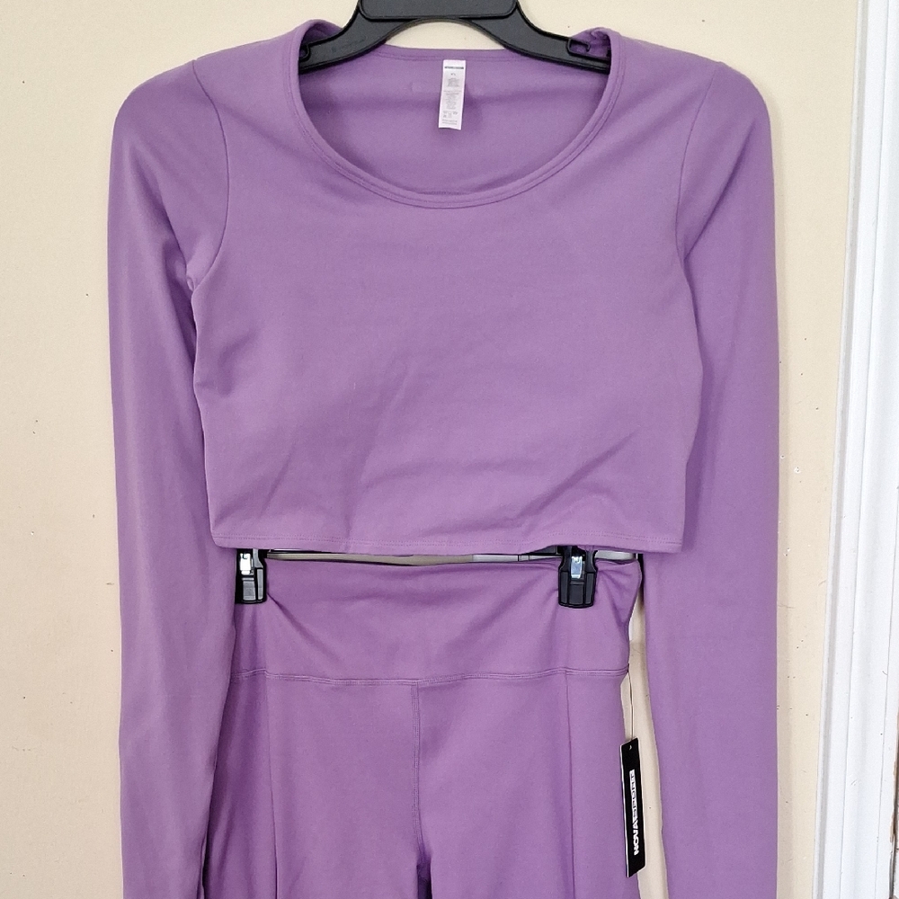 Fashion Nova Lavender Two-Piece Set